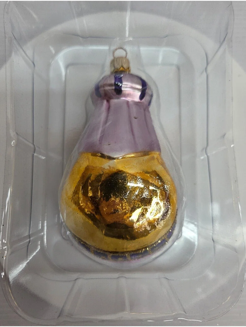 VTG Hallmark Keepsake 3 WiseMen Blown Glass Ornament Set Gold Frankincense Myrrh